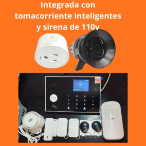 Alarma GSM y WIFI 4G Sistema integrado con domótica